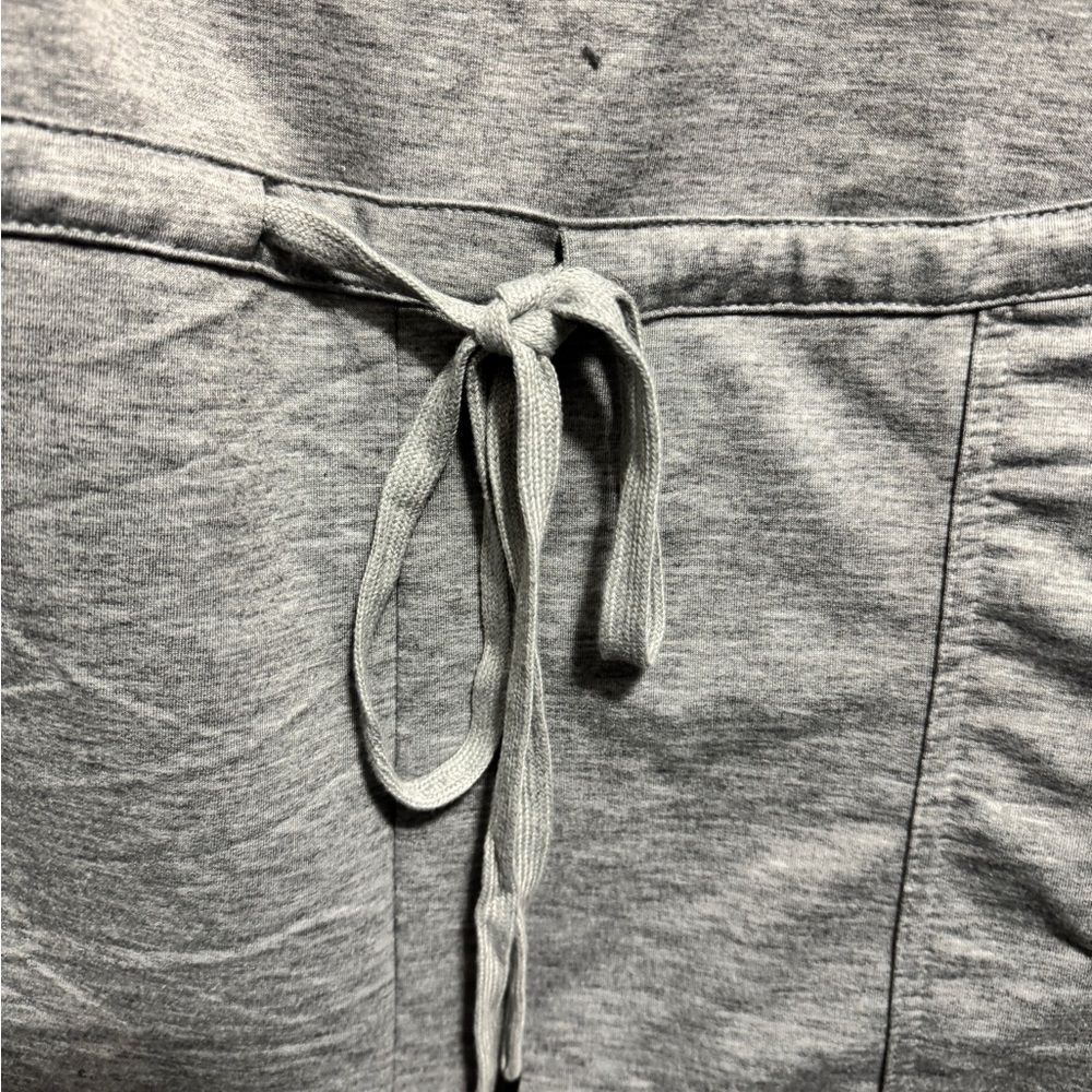 BloomChic Gray Drawstring Overall Shorts - Picture 7 of 11